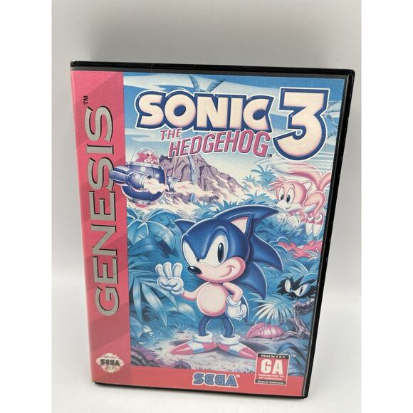 Sonic the Hedgehog 3 CIB W/ Manual - Sega Genesis - Picture 2 of 13